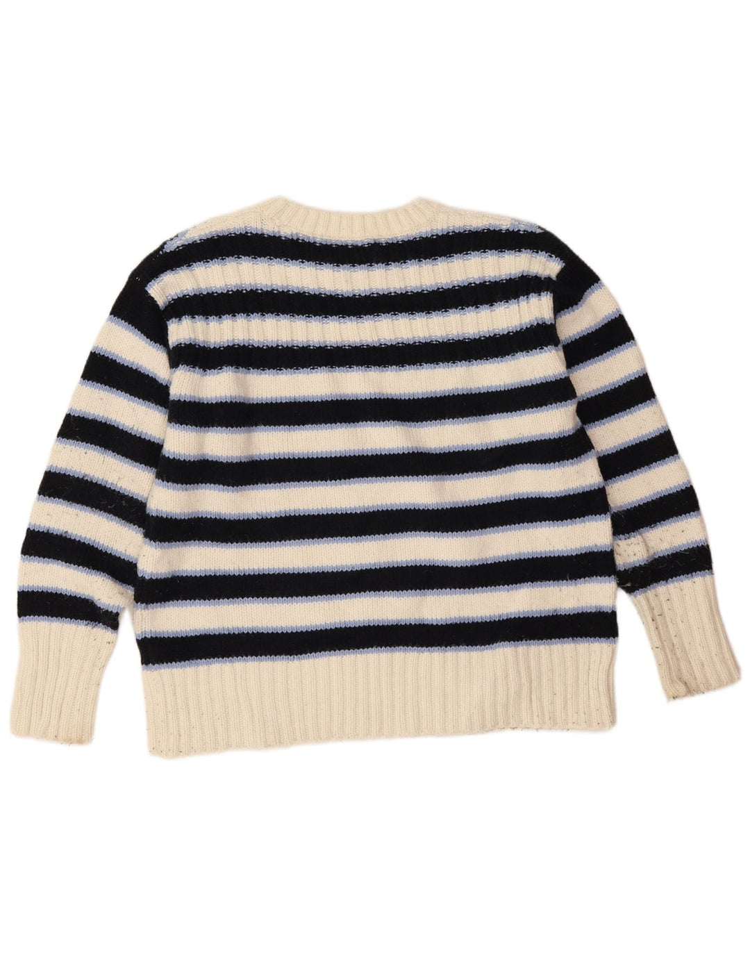 Maglione maglione con scollo a barca da donna Marks & Spencer UK 14 blu navy medio