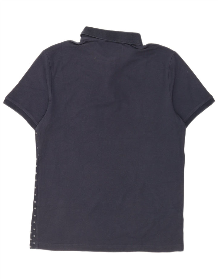 Polo da uomo Penguin media blu navy a rombi/cotone diamante