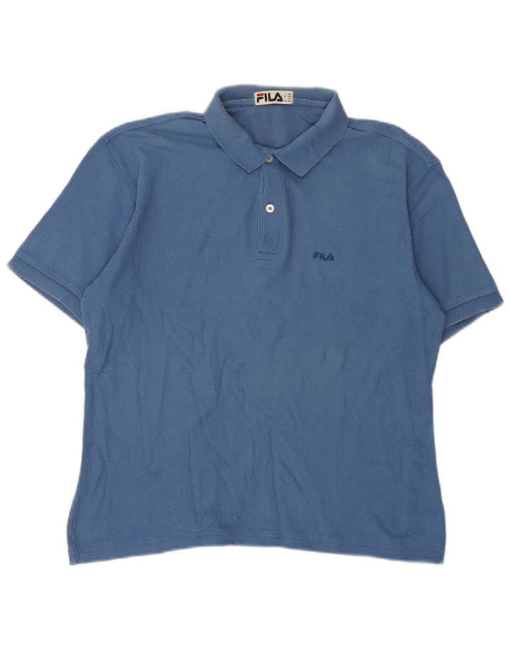 Polo Uomo Fila IT 48 Blu Medio Cotone