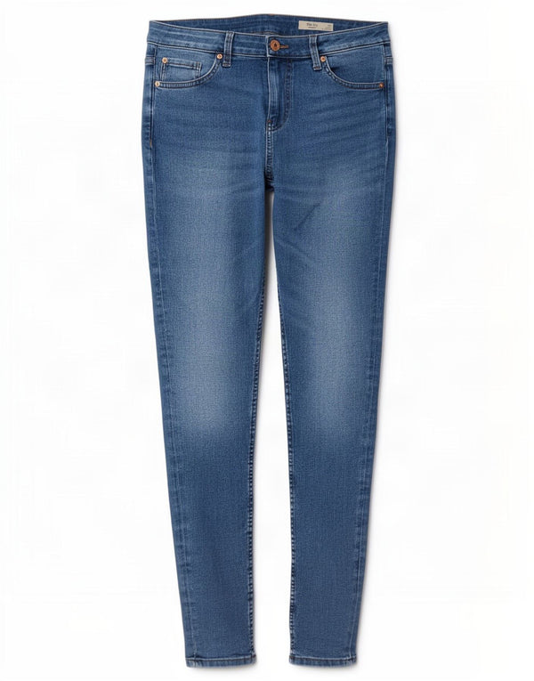 Marks & Spencer Donna The Ivy Skinny Jeans UK 14 Large W34 L29 Cotone blu
