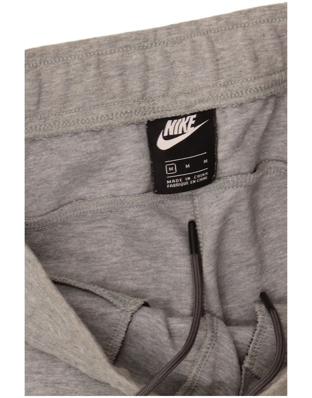 Pantaloncini sportivi Nike da uomo in cotone screziato grigio medio