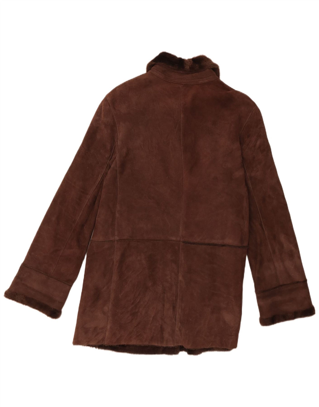 Cappotto in shearling da donna Mabrun IT 46 Shearling grande marrone