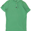 Polo da rugby da uomo Superdry in cotone verde medio