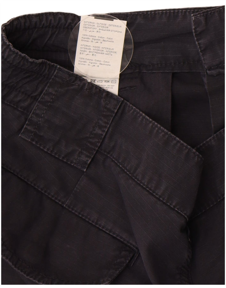 Pantaloncini cargo da uomo Murphy & Nye W36 grandi in cotone blu navy