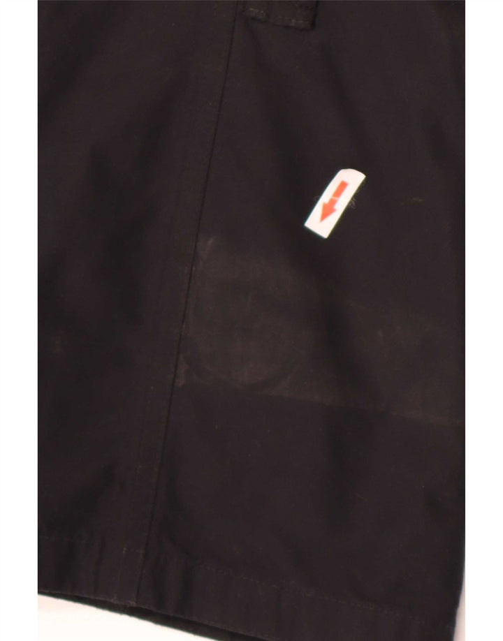 Giacca antipioggia con cappuccio da donna Barbour UK 14 grande cotone nero
