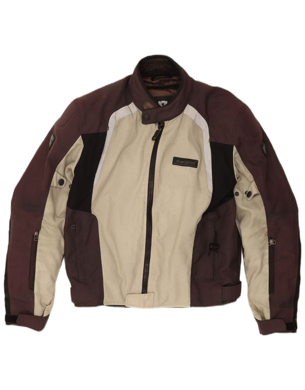 Rev'it Giacca da pilota grafica Motorstyle da uomo UK 42 XL Beige Colourblock
