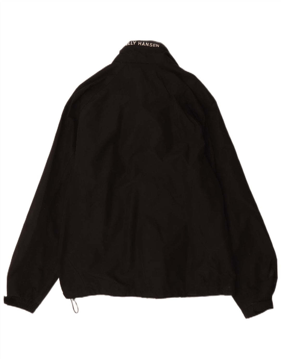 Giacca antipioggia grafica da donna Helly Hansen UK 16 grande poliestere nero