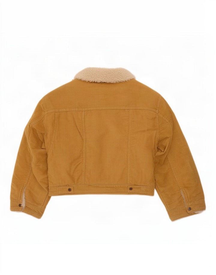 Giacca da donna in velluto a coste Sherpa oversize corta Levi's UK 10 Small Beige