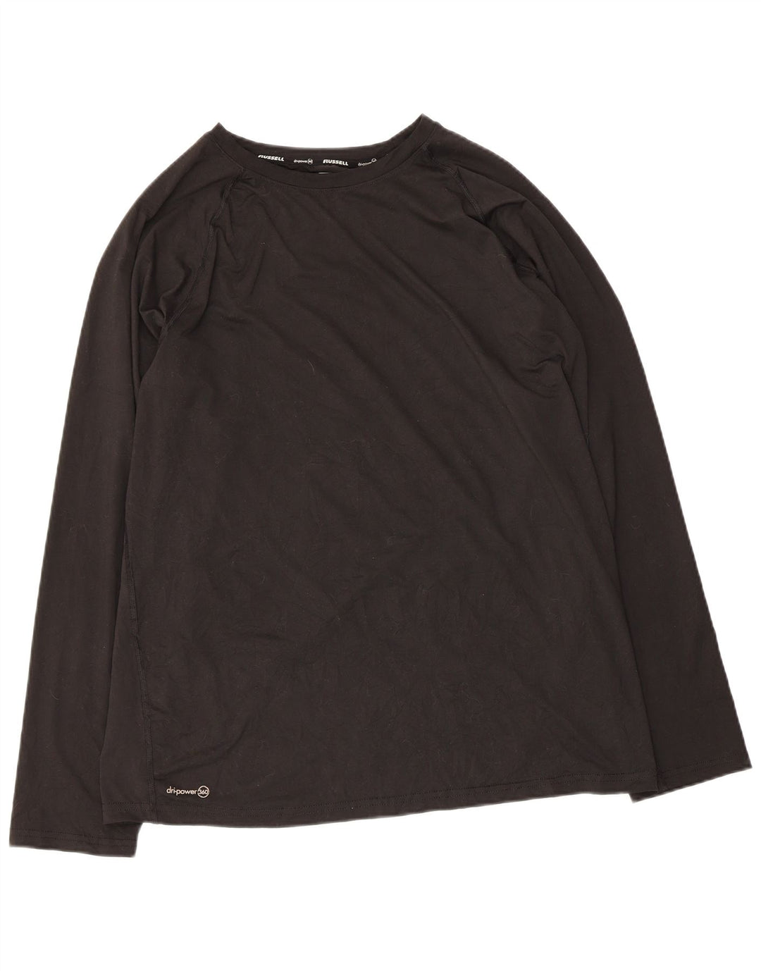 RUSSELL ATHLETIC Maglia da uomo a maniche lunghe XL in poliestere grigio