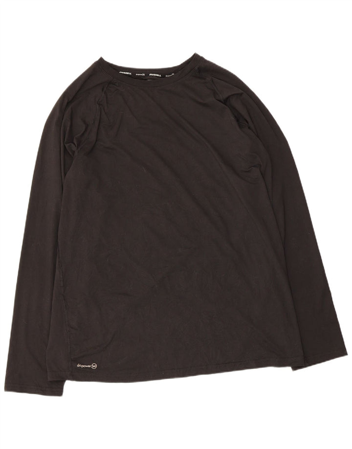 RUSSELL ATHLETIC Maglia da uomo a maniche lunghe XL in poliestere grigio