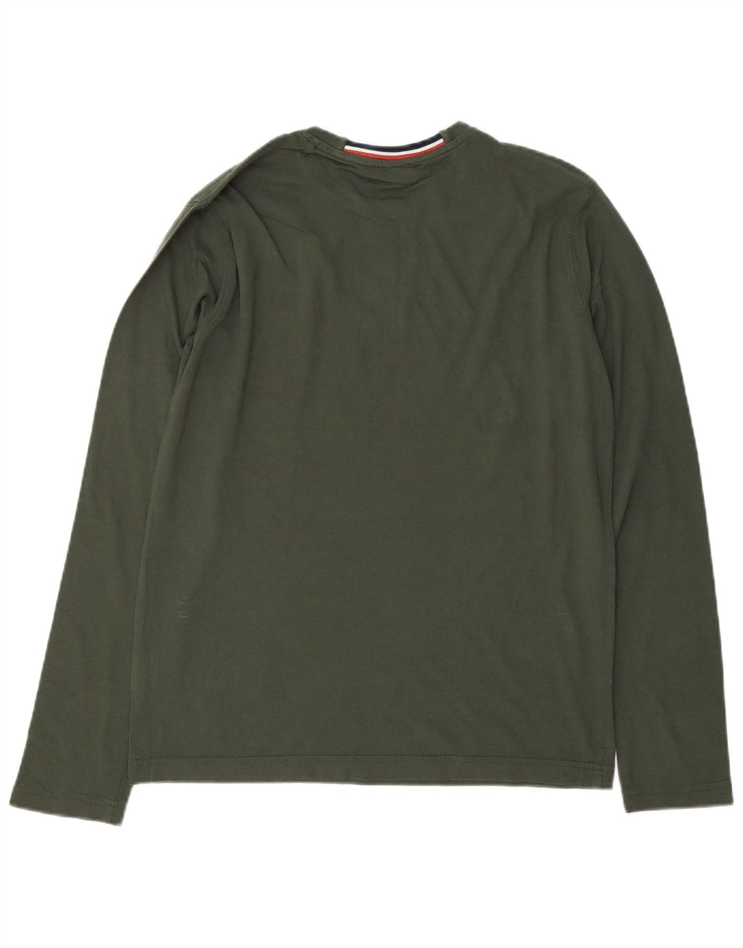 Polo Assn. degli Stati Uniti Top da uomo a maniche lunghe in cotone kaki medio