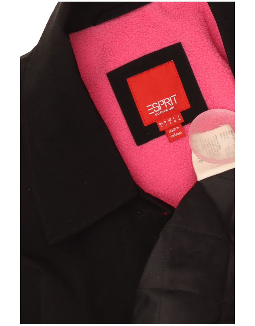 Soprabito oversize da donna ESPRIT UK 16 grande poliestere nero