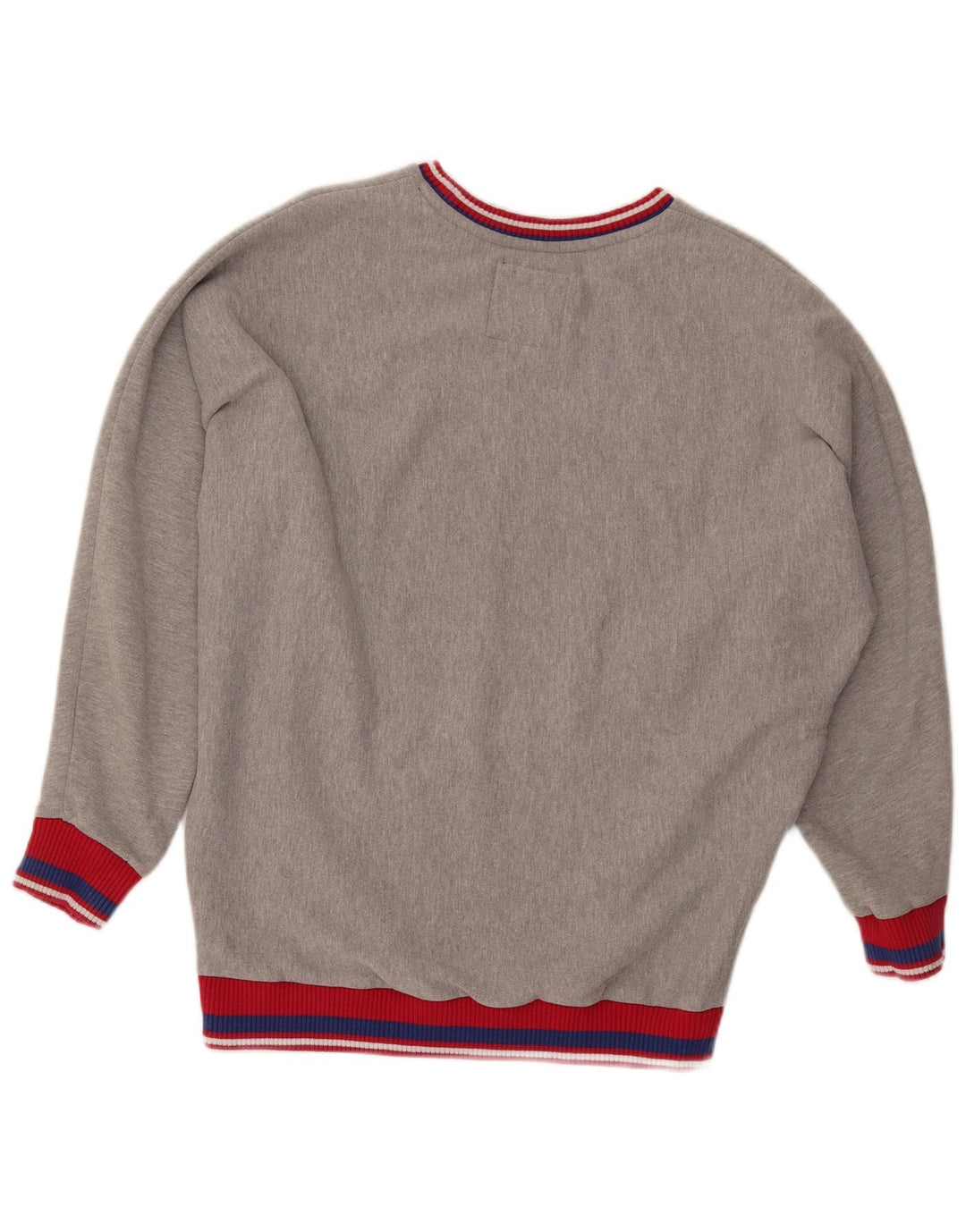 Felpa con grafica da donna SUPERDRY UK 8 Small Grey Colourblock