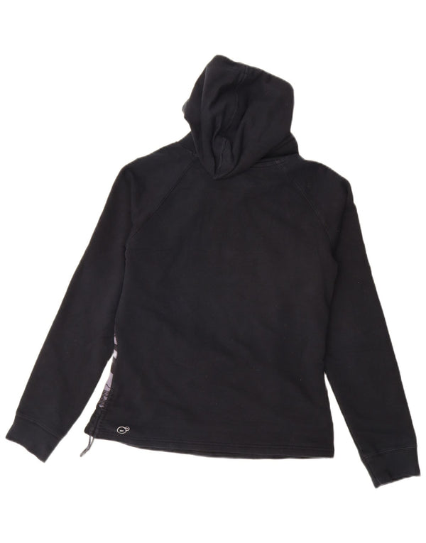 Felpa con cappuccio da donna Puma UK 10 Small Nero Cotone geometrico