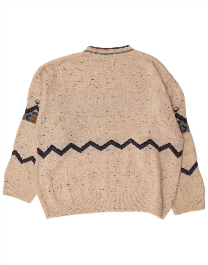 Maglione maglione girocollo da uomo Marks & Spencer St. Michael XL Beige