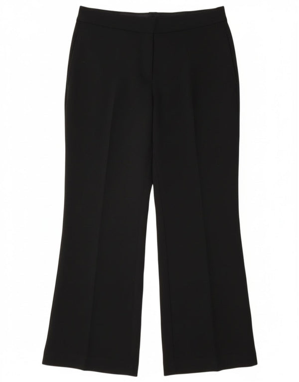 Pantaloni casual da donna Petite Bootcut Eddie Bauer US 6 medi W30 L29 neri