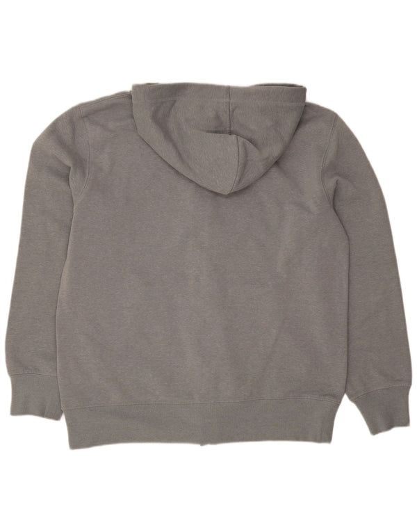 Maglione con cappuccio e zip da uomo Tommy Hilfiger grande in cotone grigio