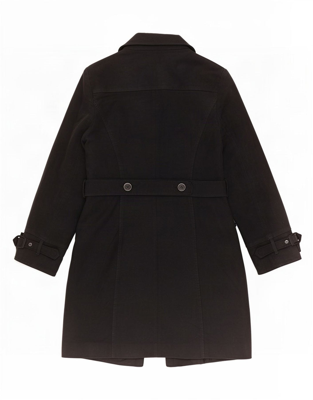 Cappotto giacca a vento da donna Oasis UK 12 cotone nero medio