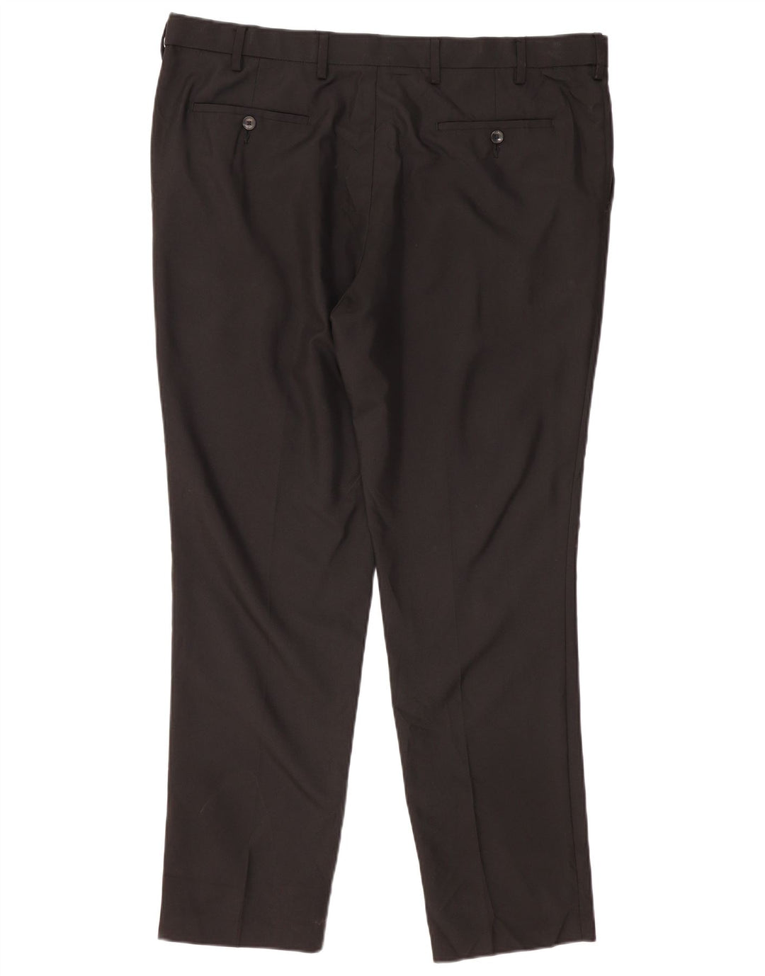 Pantaloni chino slim fit da uomo Marks & Spencer W40 L31 poliestere nero