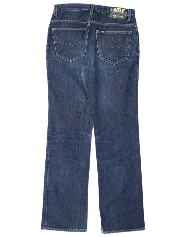 Jeans dritti da uomo RIFLE W32 L32 in cotone blu