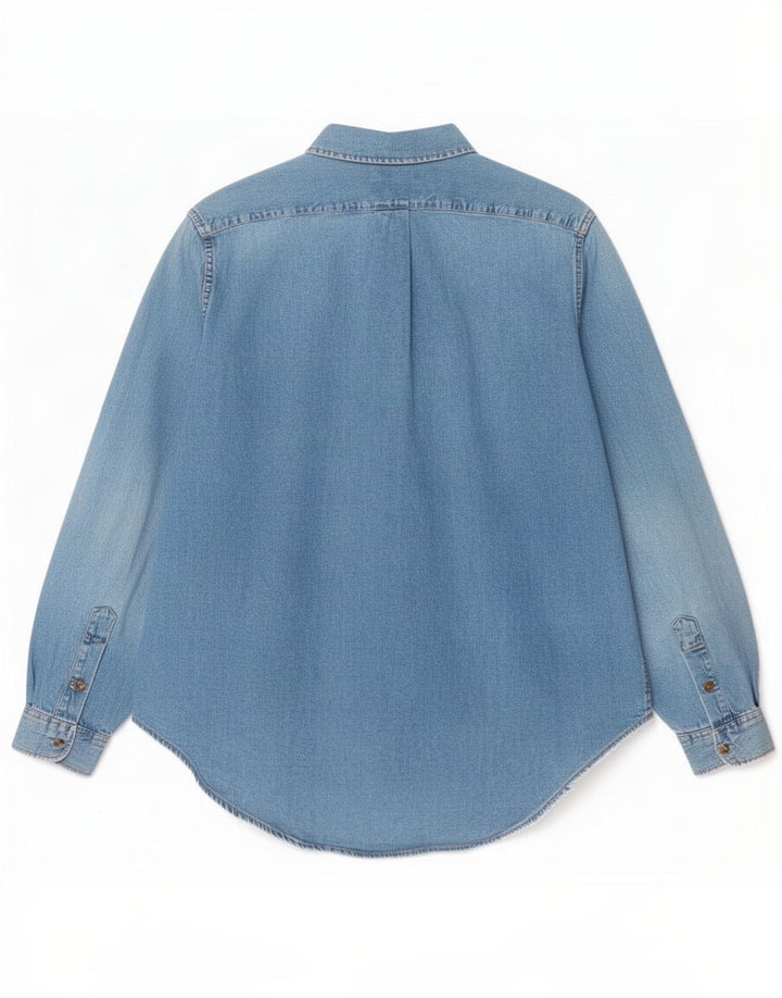 Camicia di jeans da uomo Charro grande blu