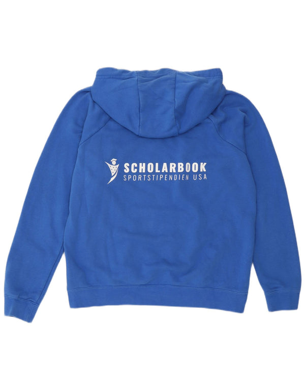 Felpa con cappuccio grafica da donna Nike UK 14 cotone blu medio