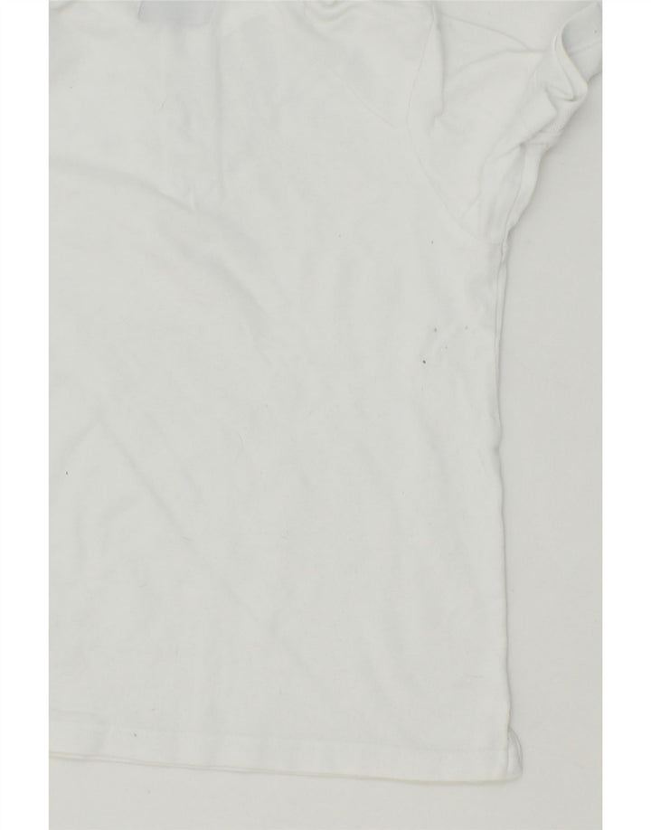 JACK & JONES Boys Polo Shirt 9-10 Years White Cotton Vintage Jack & Jones and Second-Hand Jack & Jones from Messina Hembry 