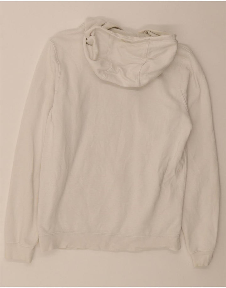 NIKE Mens Hoodie Jumper Small White Cotton Vintage Nike and Second-Hand Nike from Messina Hembry 