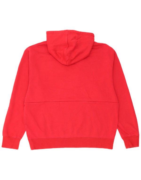 Felpa con cappuccio Jordan Standard Fit da uomo XL in cotone rosso