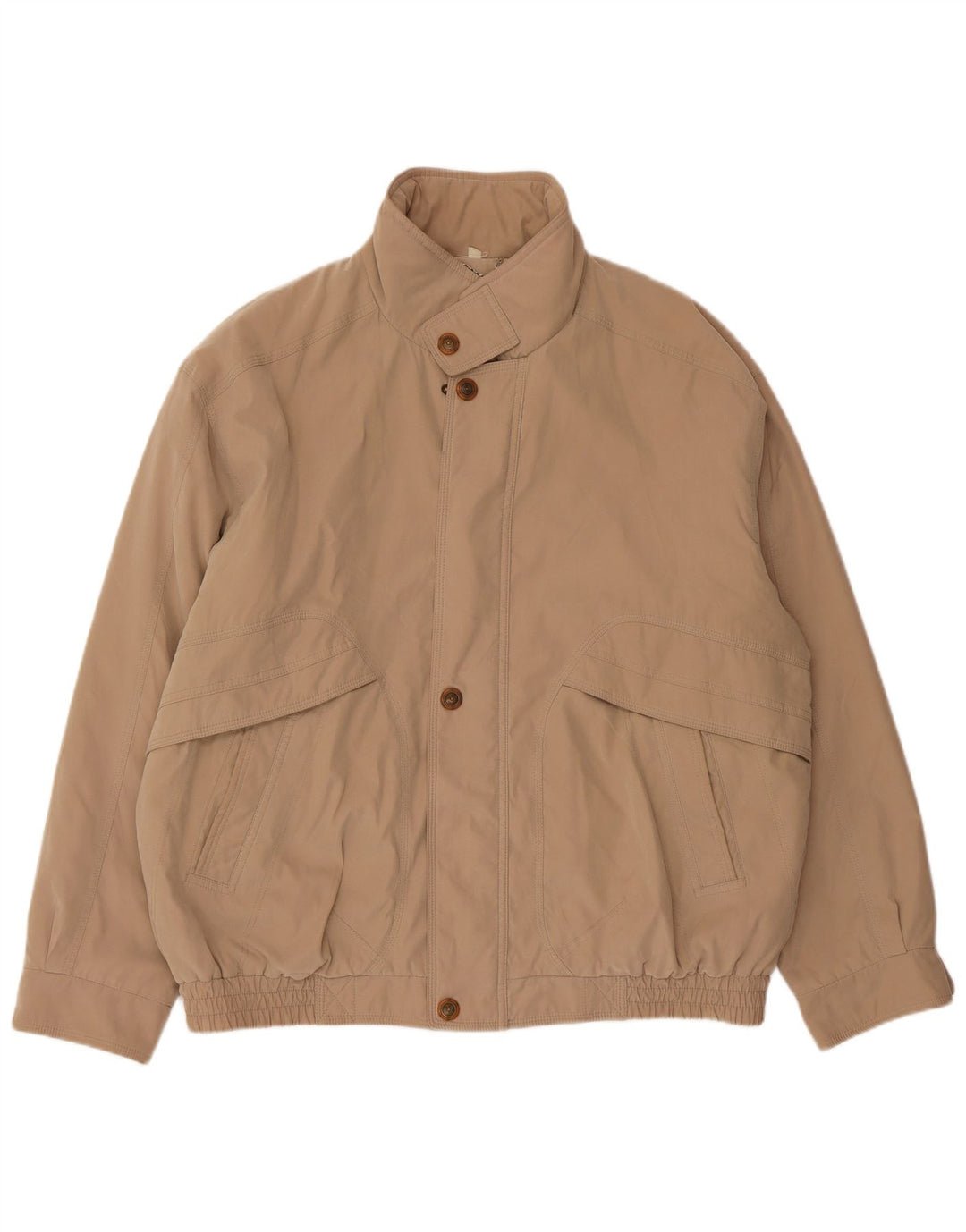 MANTONI Giubbotto bomber da uomo UK 42 XL Poliestere beige