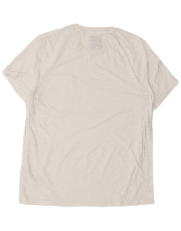 T-shirt da uomo slim fit Jack Wills Top 2XL cotone bianco