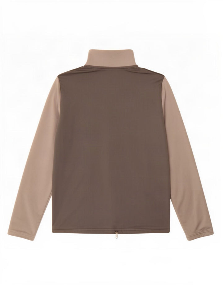 Giacca superiore della tuta da ragazzo Nike 13-14 anni XL Poliestere color block grigio