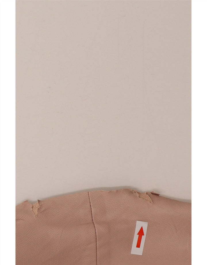 Giacca blazer da donna in ecopelle Zara UK 14 rosa medio