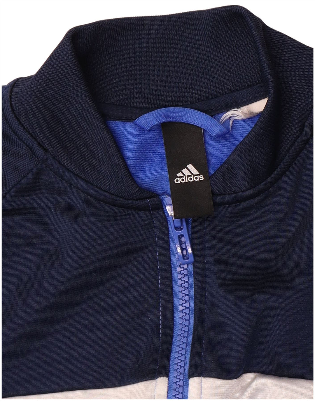 Giacca da ginnastica da uomo Adidas, color block medio blu navy