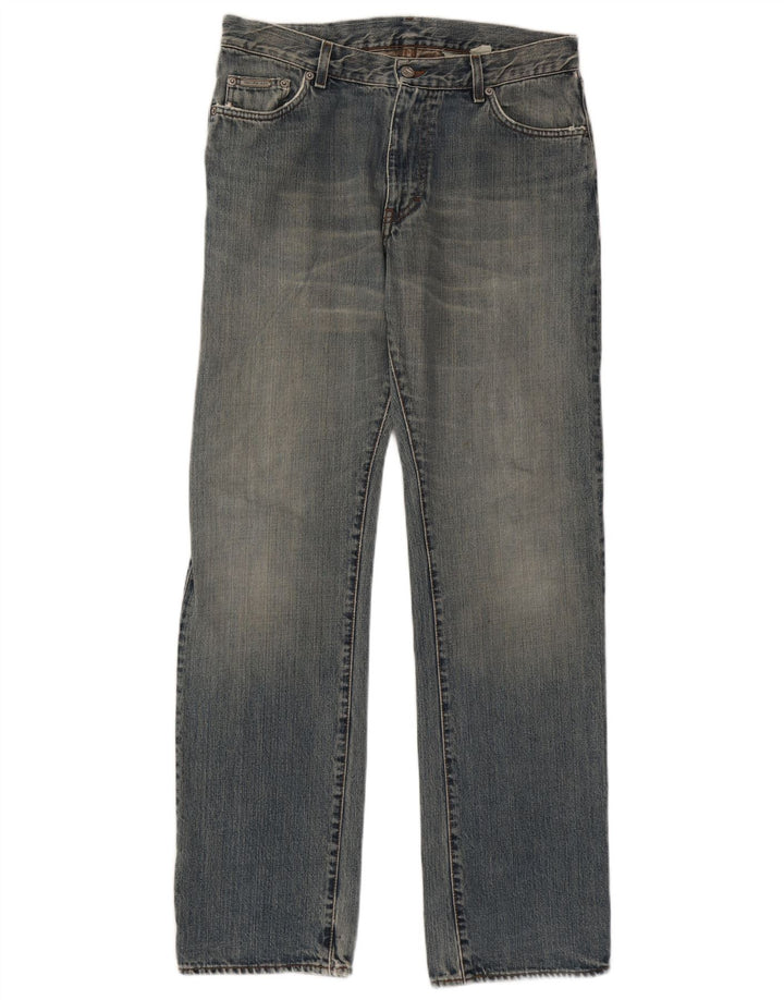 Jeans dritti da donna Calvin Klein W34 L34 cotone blu