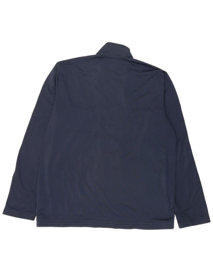 Giacca da tuta da uomo Adidas 2XL Poliestere color block blu navy