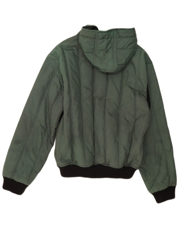 Refrigiwear Giubbotto Imbottito con Cappuccio Uomo IT 54 2XL Verde Poliestere