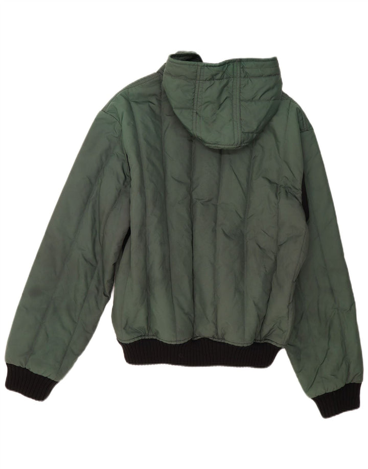Refrigiwear Giubbotto Imbottito con Cappuccio Uomo IT 54 2XL Verde Poliestere