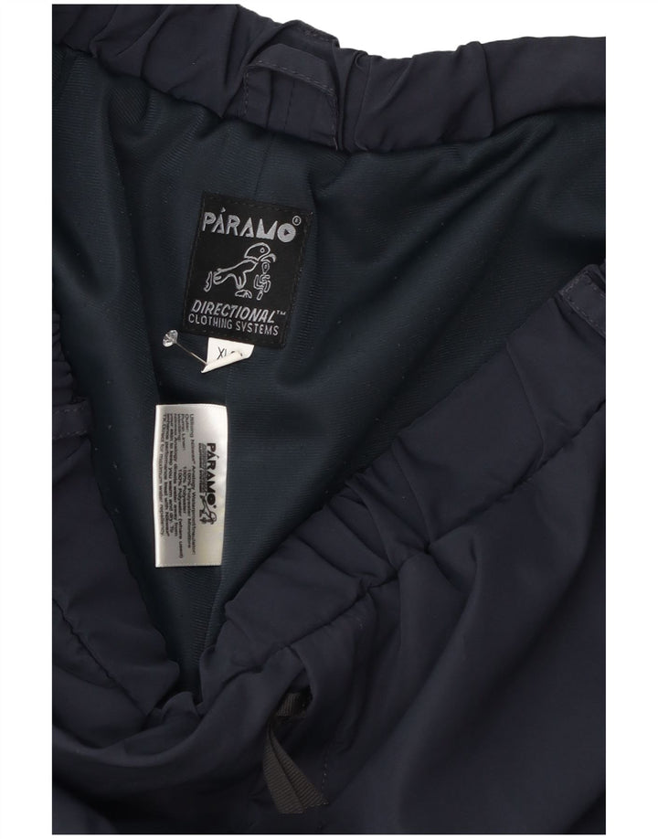 Pantaloni da tuta vintage da uomo XL in poliestere blu navy