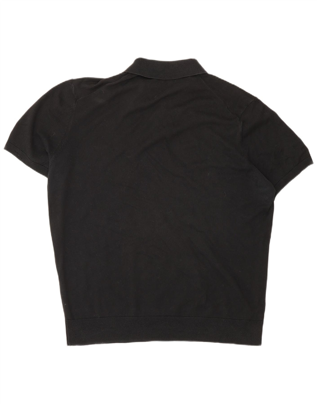 Polo Zara da uomo grande nera