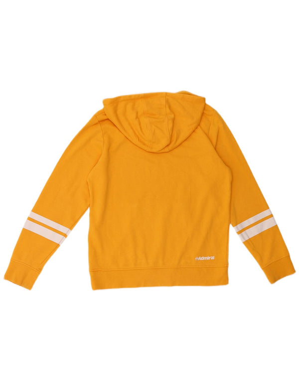 Maglione con cappuccio grafico da ragazzo Admiral 13-14 anni in cotone a righe gialle