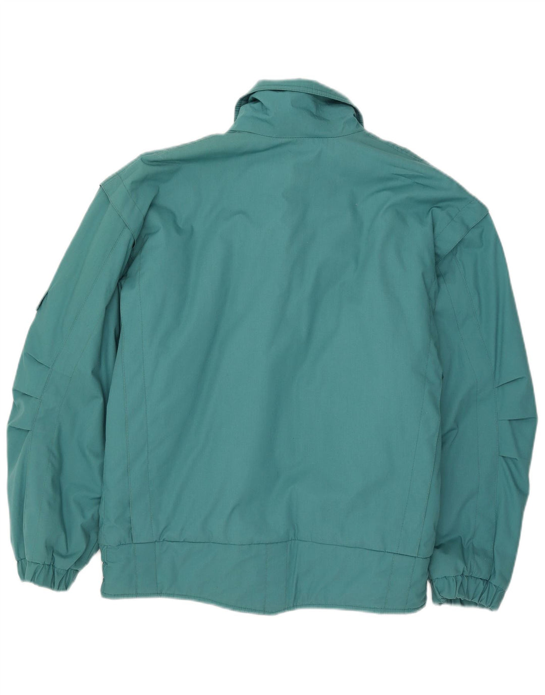 Giubbotto bomber doppiopetto vintage da uomo UK 38 verde medio