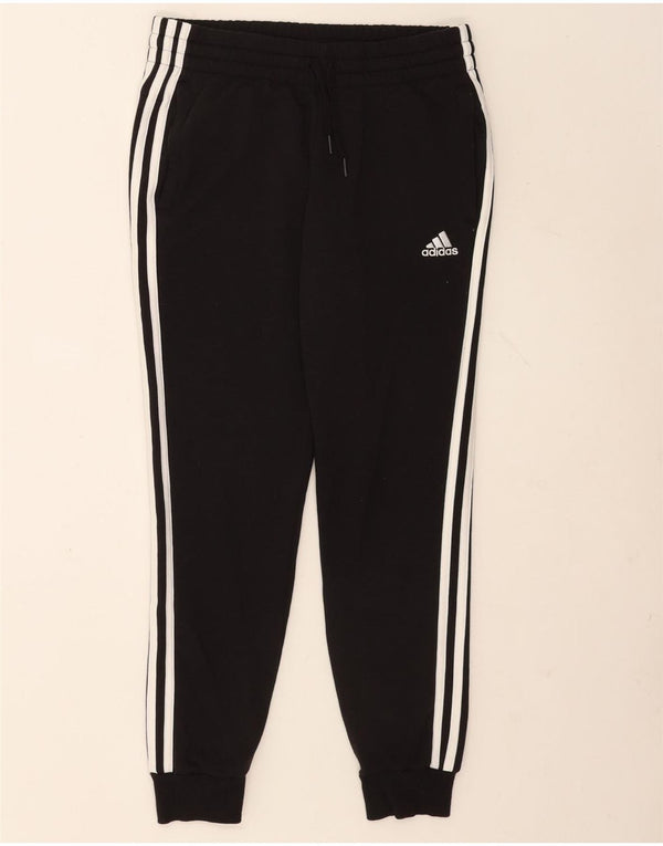 Pantaloni da tuta da donna Adidas Joggers UK 8/10 piccoli cotone nero