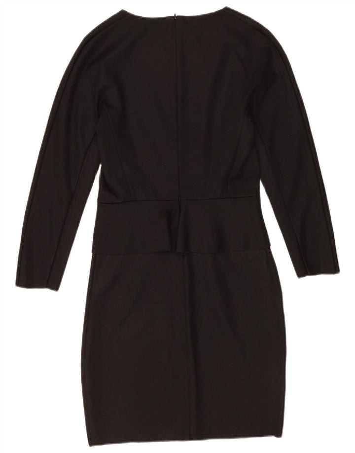 Abito tubino a maniche lunghe da donna Cos UK 6 XS poliestere nero