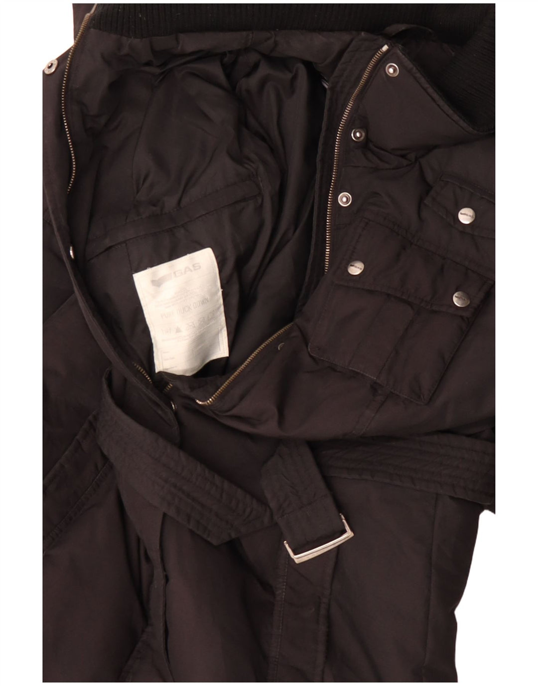 Piumino Donna Gas IT 44 Medio Nero Poliestere