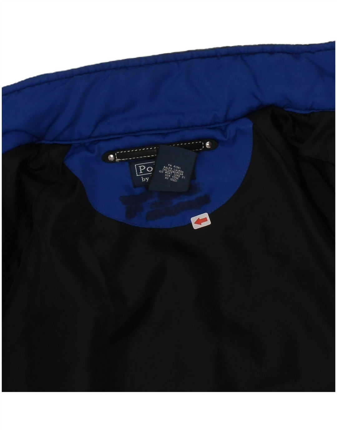 Giacca Harrington grafica da ragazzo Polo Ralph Lauren 7-8 anni piccola blu navy