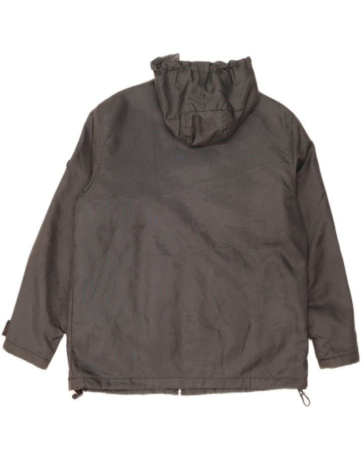 Giacca a vento con cappuccio da uomo GAS UK 38 Grigio medio