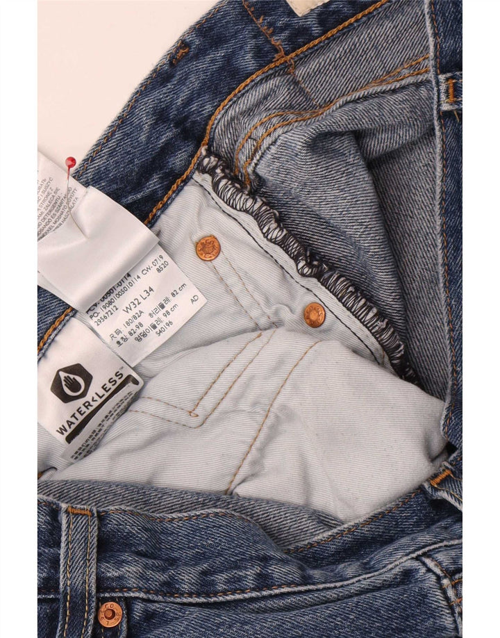 Levi's Uomo 501 Jeans dritti W32 L34 Cotone Blu