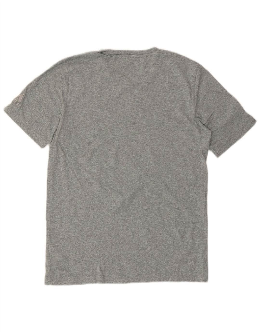 T-shirt grafica da uomo ADIDAS Top piccola in cotone grigio