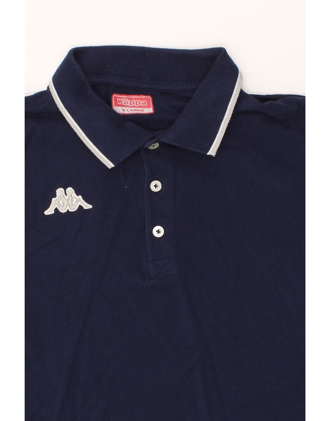 KAPPA Mens Polo Shirt XL Navy Blue Cotton Vintage Kappa and Second-Hand Kappa from Messina Hembry 